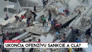 Rozhovory 24: Ukončia ofenzívu v Gaze sankcie a clá?