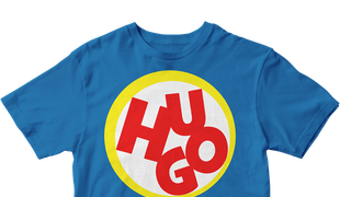 Hugo – modré bavlnené tričko