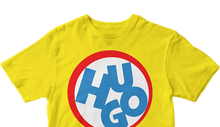 Hugo – žlté bavlnené tričko