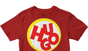 Hugo – červené bavlnené tričko