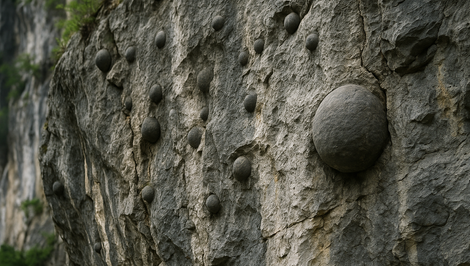 Skaly, ktoré kladú vajcia: Geologický zázrak na skalách