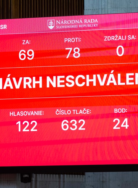 Schôdza parlamentu k návrhom na vyslovenie nedôvery siedmim ministrom