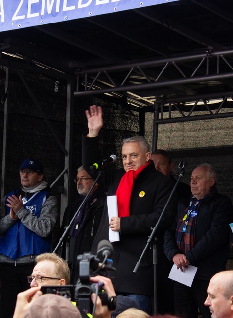 protest štrajk odbory Česko Praha (2)
