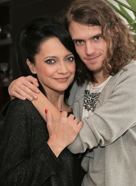 Filip Kratochvíl s mamou