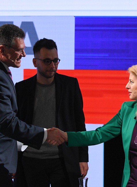 Zuzana Čaputová a Maroš Šefčovič 