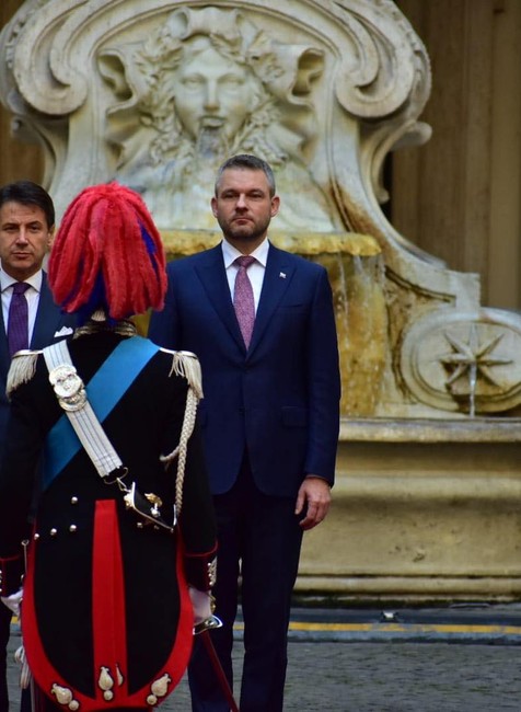 Peter Pellegrini v Ríme