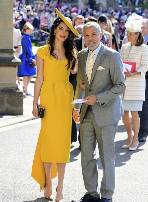 George Clooney a Amal svadba princa Harryho a Meghan