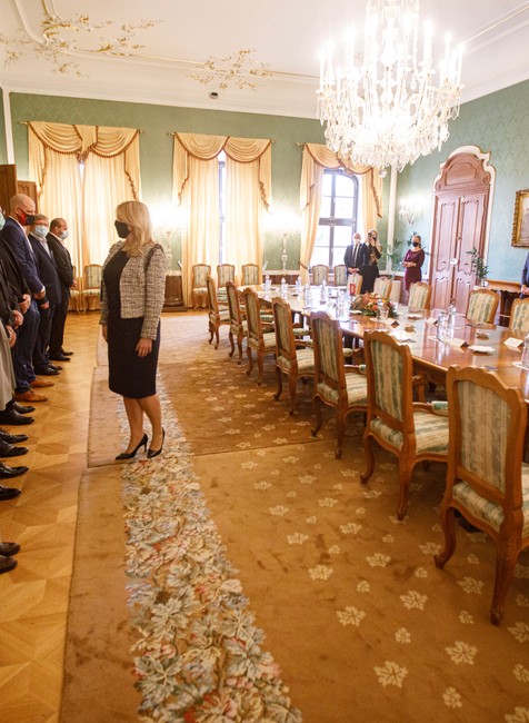 Prezidentka prijala zástupcov umelcov 