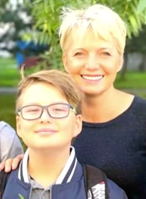 Aneta Parišková s rodinou