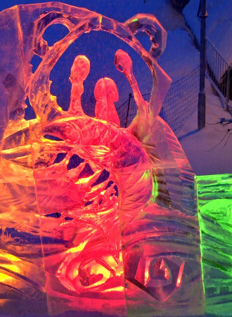 Ľadové sochy v Tatrách