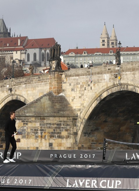 Roger Federer a Tomáš Bedych
