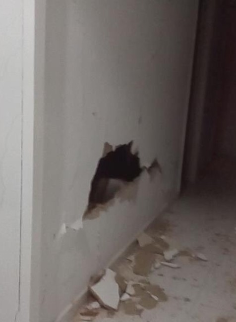 zničené byty po zemetrasení 