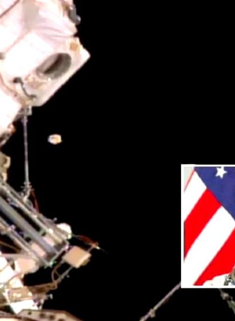 UFO vesmírna stanica ISS 1