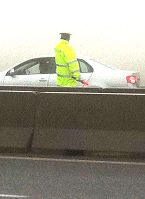 Nehoda Zlaté piesky šmykľavá vozovka nehoda 1