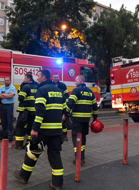 Zásah hasičov v Detskej fakultnej nemocnici v Košiciach