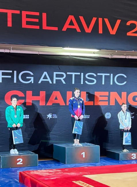 Slovenská gymnastka Barbora Mokošová