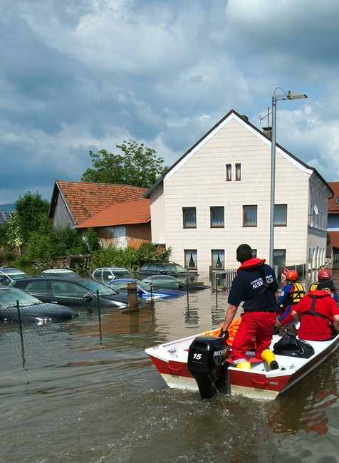 Nemecko záplavy dedina