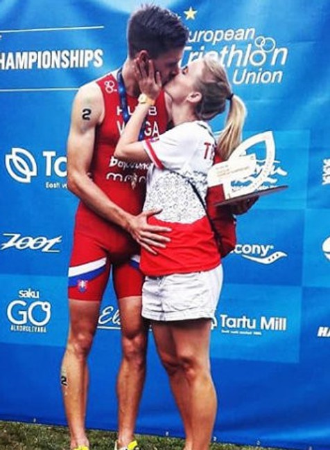 Richard Varga s manželkou