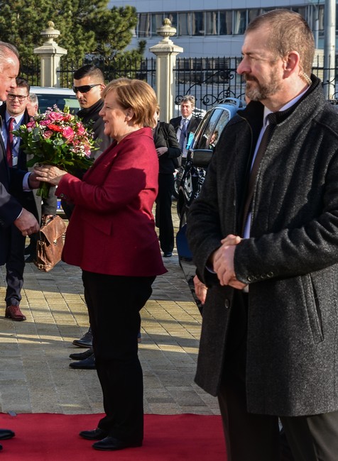 Angela Merkel sa stretla s prezidentom Kiskom 