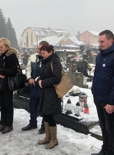 Hrob Ján Kuciak a Martina