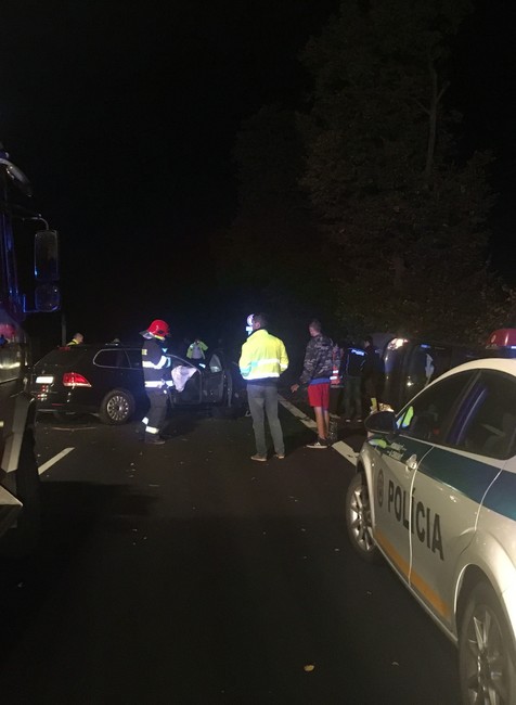 Čelná zrážka pri Vranove nad Topľou