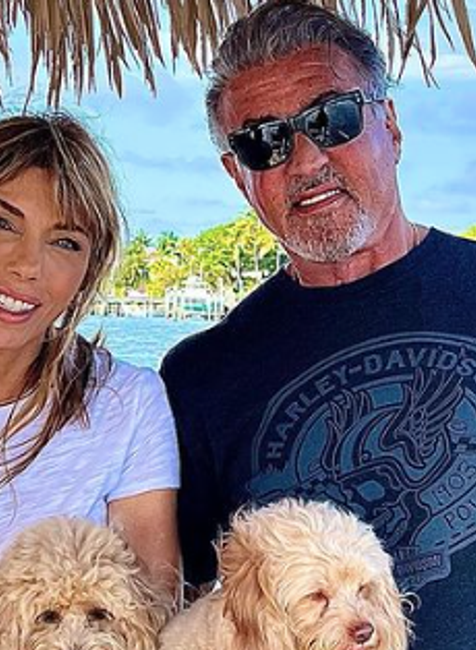 Sylvester Stallone s manželkou