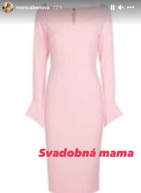 Šaty Beňovej na svadbu syna