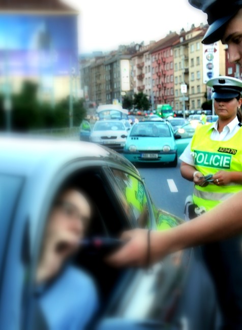 policajt kontrola fukanie