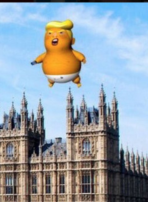 Trump bábätko balón 4