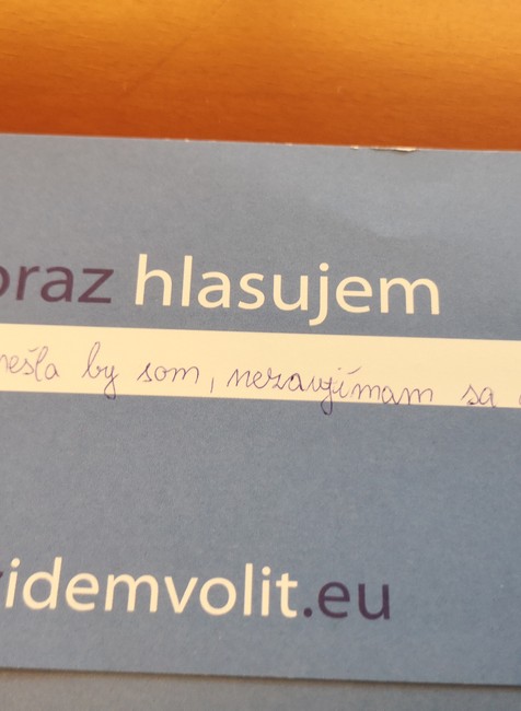 Tentoraz idem voliť - reakcie