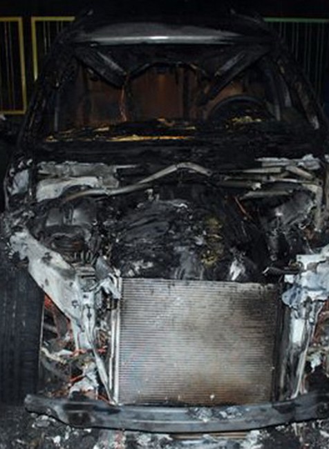 Zhorené BMW X5 4, Žiar nad Hronom