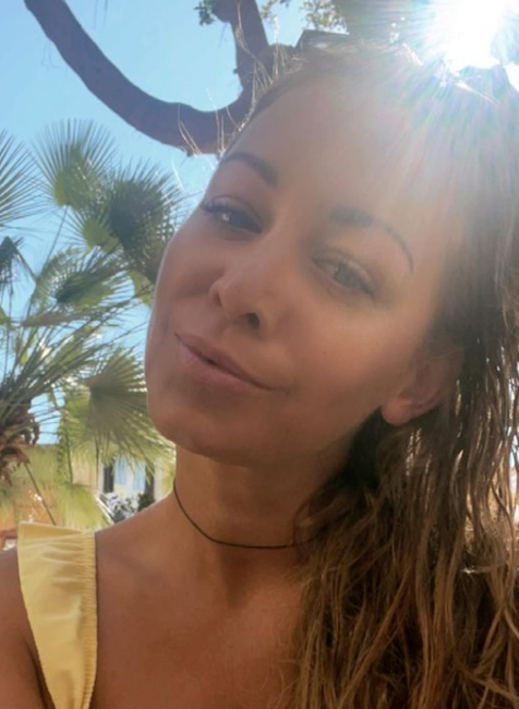 Agáta Hanychová na Sardínii 