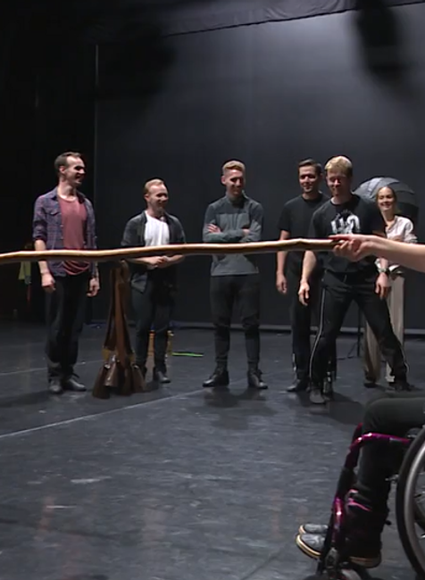 Zdravotne znevýhodnení s tanečníkmi zo SĽUKu 1