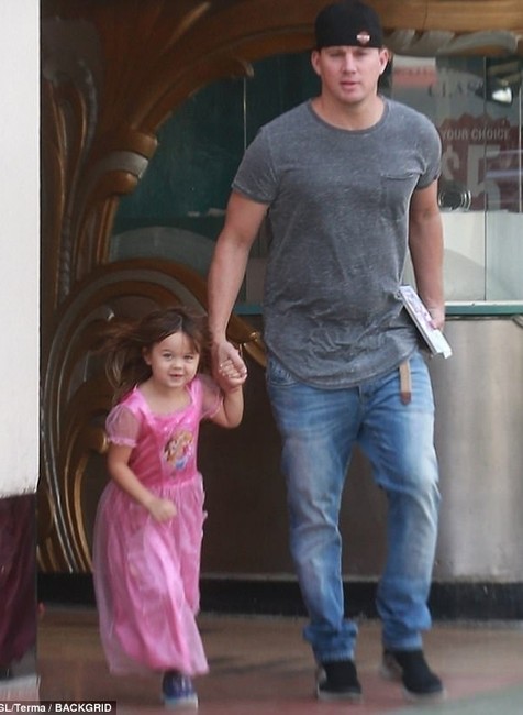 Channing Tatum s dcérkou Everly 