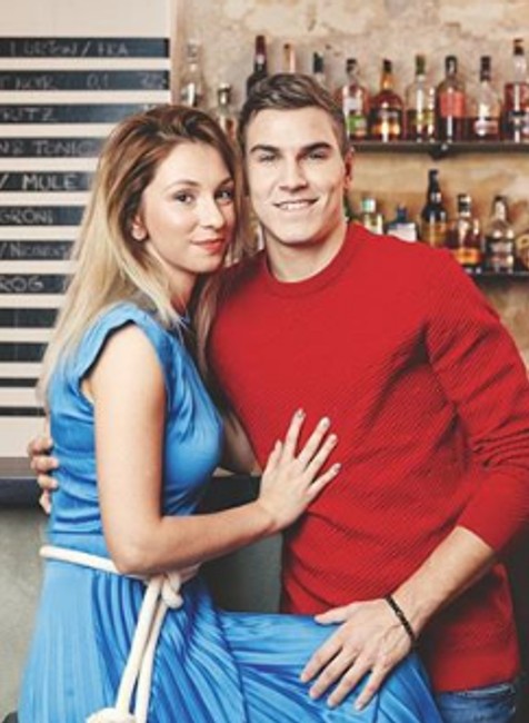 David Gránský s priateľkou