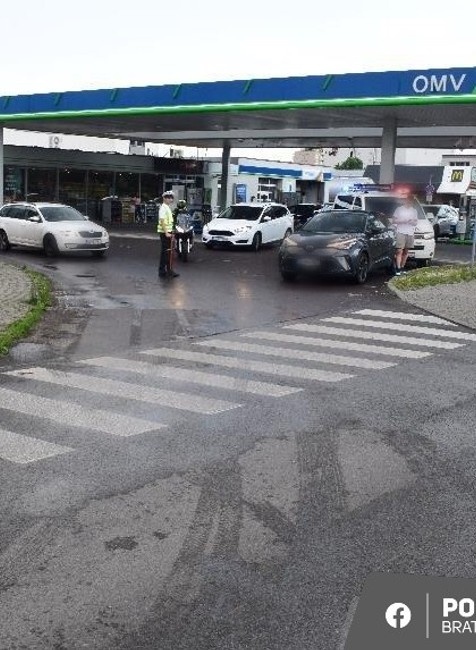 Rača nehoda kočík