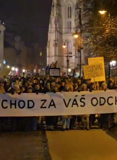 Protest v Košiciach