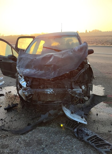 Nehoda pri obci Baka