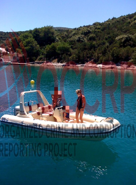 Petra Krištufková na Kočnerovej jachte