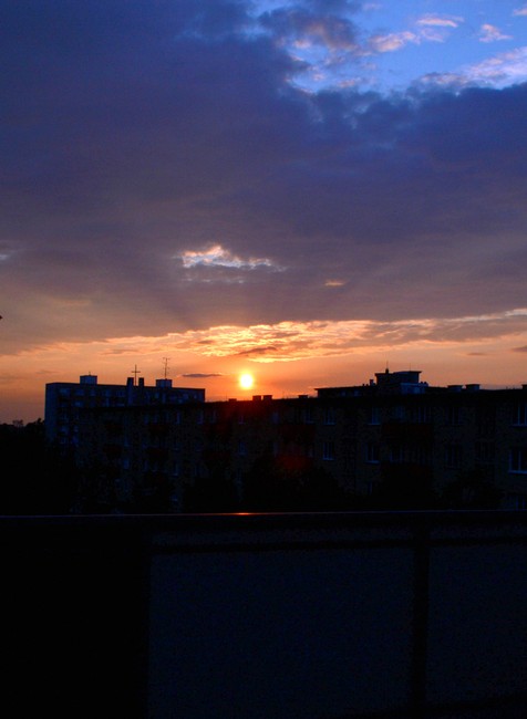 Krásny východ slnka