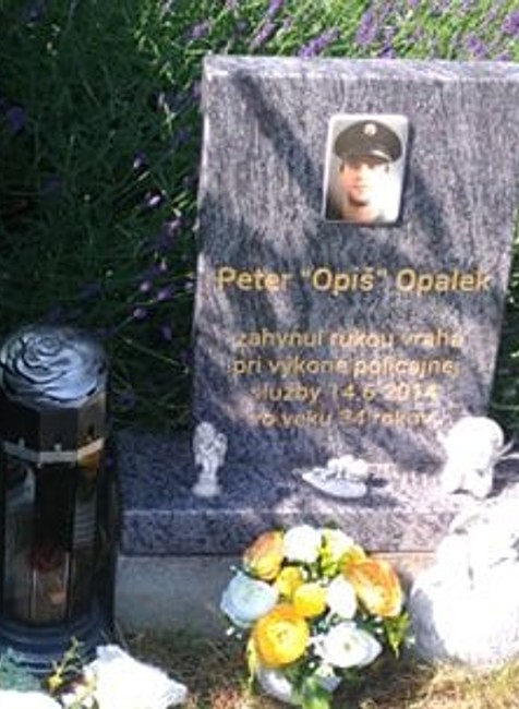 Spomienka na zastreleného policajta