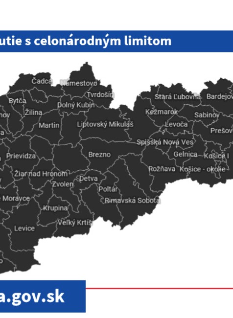 Aktuálne premietnutie s celonárodným limitom ku 15.2.2021