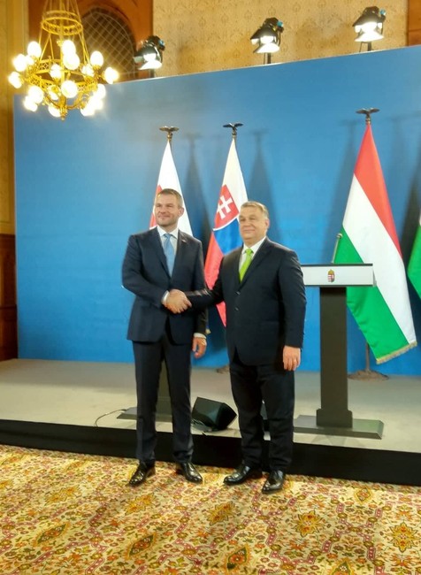 Pellegrini s Orbánom 