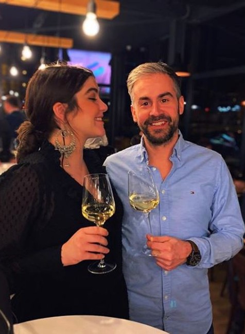 Celeste Buckingham s priateľom