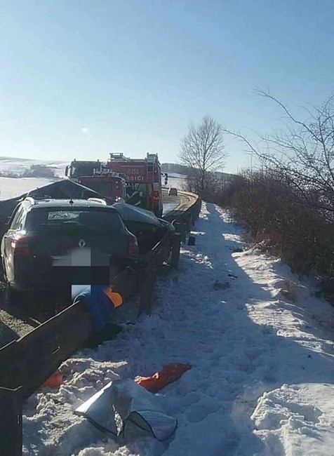 Tragická dopravná nehoda v smere do obce Svätý Kríž