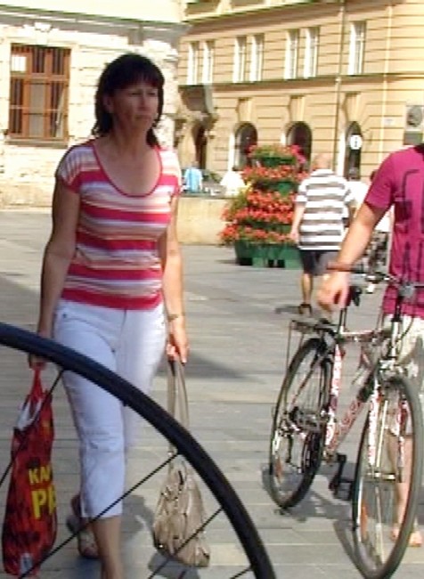 Bicykel TV JOJ jojkársky Primaciálne námestie Bratislava