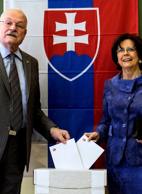 Ivan Gašparovič s manželkou Silviou