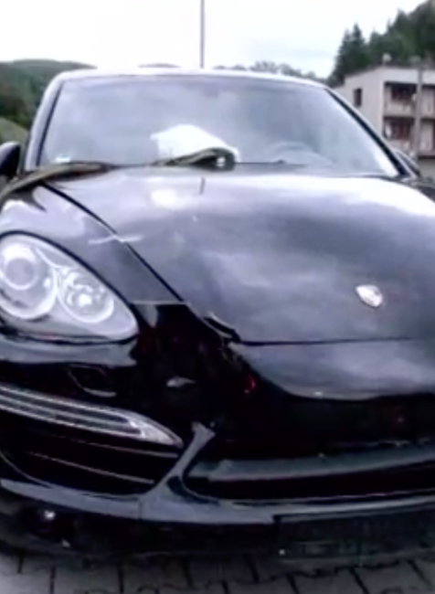 Zadržané Porsche na Horehroní