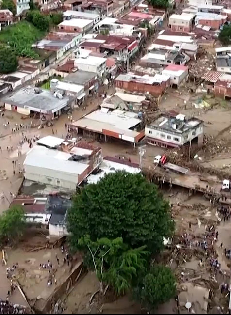 Výbuch sopky Venezuela 2