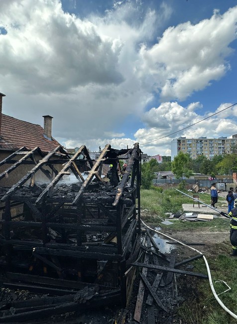 Požiar v Moldave nad Bodvou 